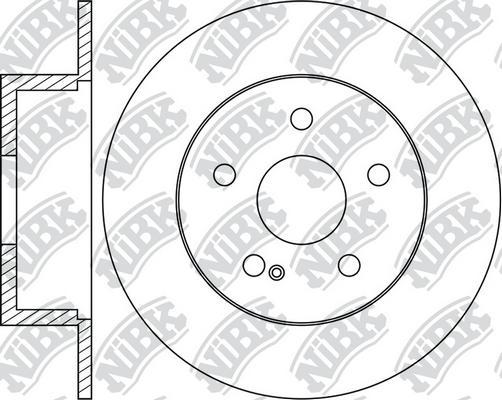 NiBK RN1271 - Disque de frein cwaw.fr