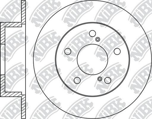 NiBK RN1278 - Disque de frein cwaw.fr