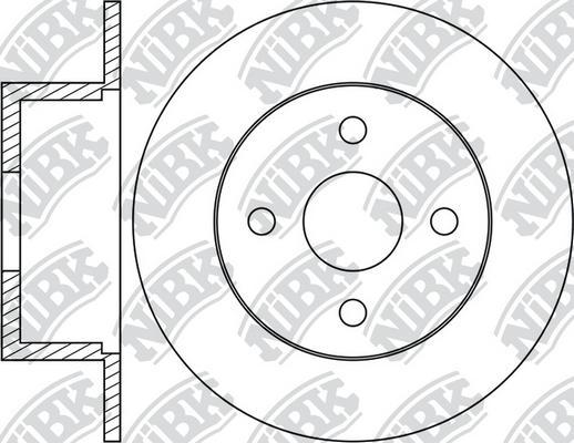 NiBK RN1747 - Disque de frein cwaw.fr