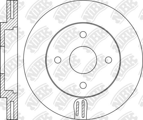 NiBK RN1759 - Disque de frein cwaw.fr