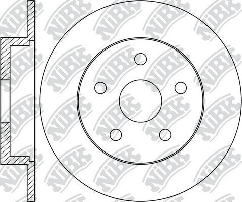 NiBK RN1758 - Disque de frein cwaw.fr