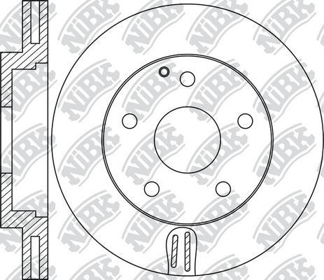 NiBK RN1705 - Disque de frein cwaw.fr