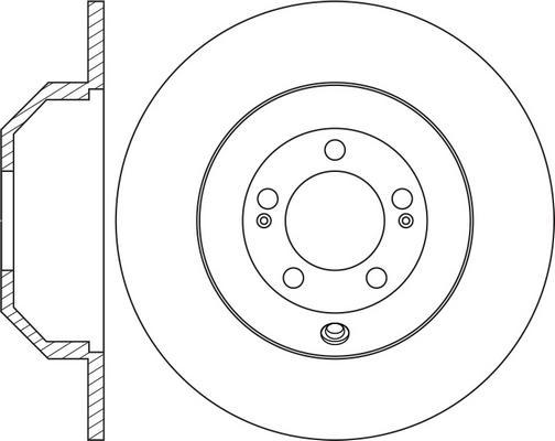 NiBK RN1713 - Disque de frein cwaw.fr