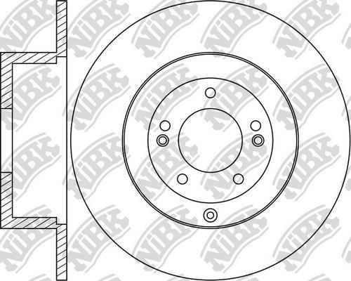 NiBK RN1712 - Disque de frein cwaw.fr