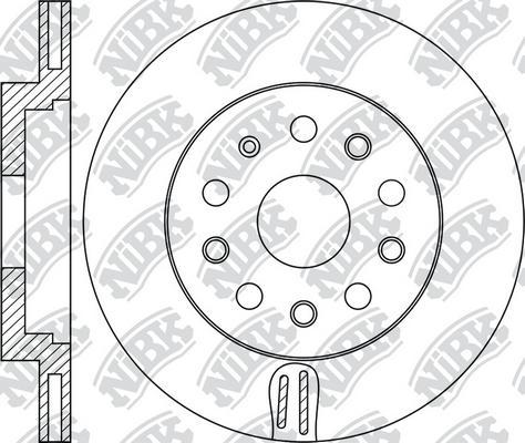 NiBK RN1739 - Disque de frein cwaw.fr