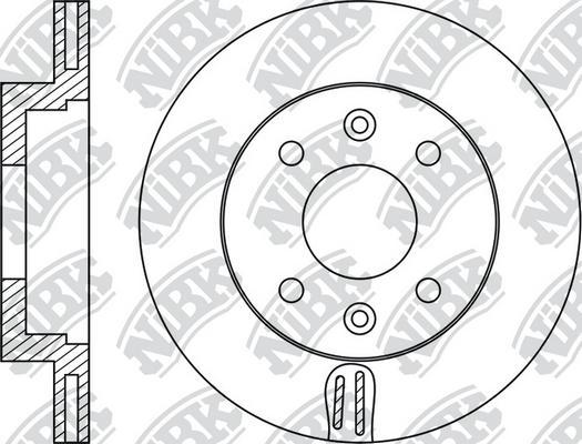 NiBK RN1779 - Disque de frein cwaw.fr