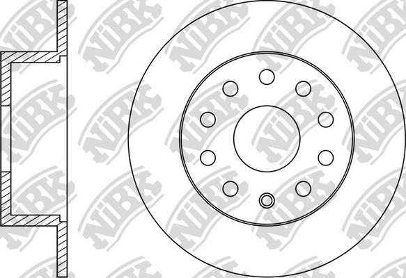 NiBK RN33004 - Disque de frein cwaw.fr