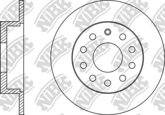 NiBK RN33005 - Disque de frein cwaw.fr