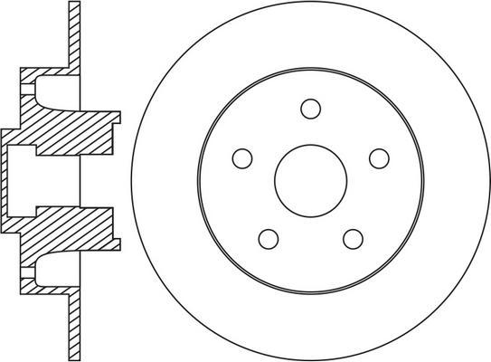 NiBK RN2094H - Disque de frein cwaw.fr