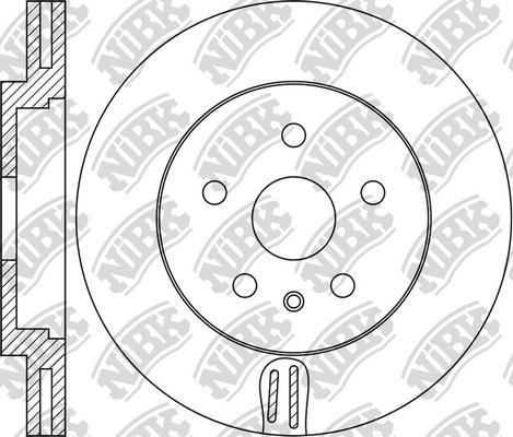 NiBK RN2044 - Disque de frein cwaw.fr