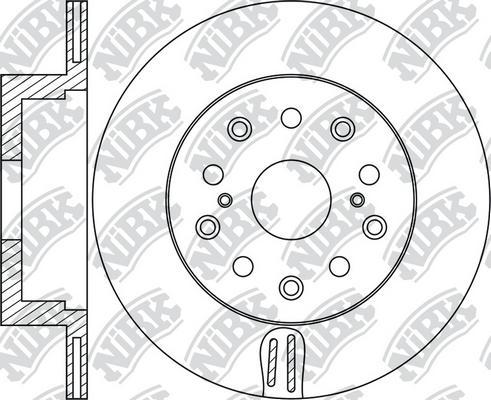 NiBK RN2055 - Disque de frein cwaw.fr