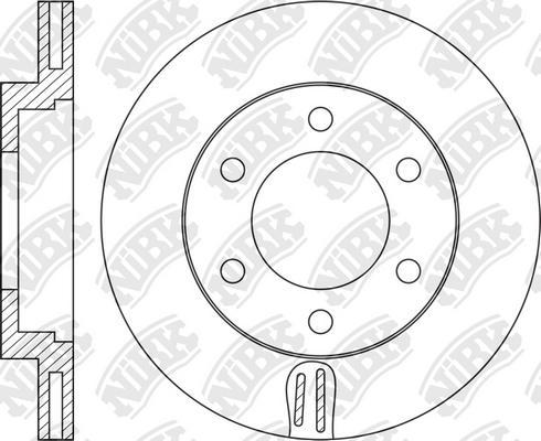 NiBK RN2084 - Disque de frein cwaw.fr