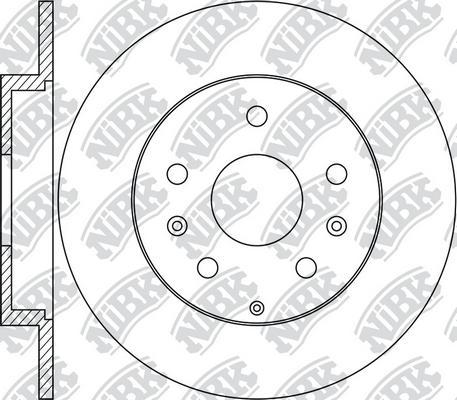 NiBK RN2028 - Disque de frein cwaw.fr