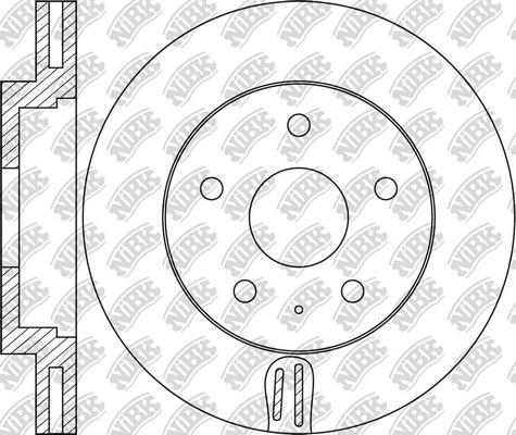 NiBK RN2073 - Disque de frein cwaw.fr