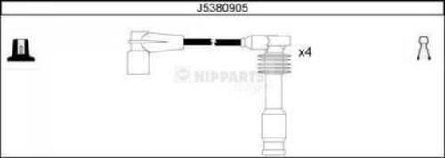 Nipparts J5380905 - Kit de câbles d'allumage cwaw.fr