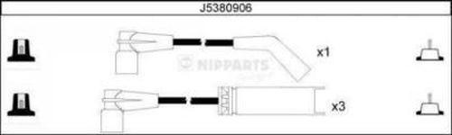 Nipparts J5380906 - Kit de câbles d'allumage cwaw.fr