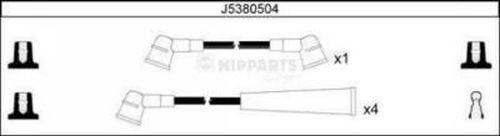 Nipparts J5380504 - Kit de câbles d'allumage cwaw.fr