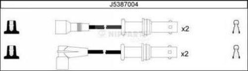 Nipparts J5387004 - Kit de câbles d'allumage cwaw.fr