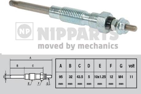 Nipparts J5712008 - Bougie de préchauffage cwaw.fr