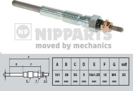 Nipparts J5712003 - Bougie de préchauffage cwaw.fr