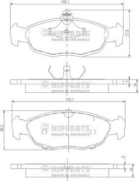 FTE BL1299B1 - Kit de plaquettes de frein, frein à disque cwaw.fr