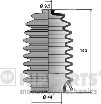 Nipparts J2844002 - Jeu de joints-soufflets, direction cwaw.fr