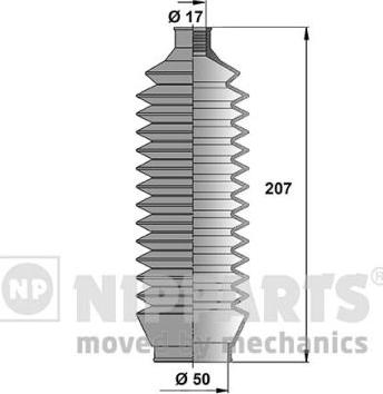 Nipparts J2845008 - Jeu de joints-soufflets, direction cwaw.fr