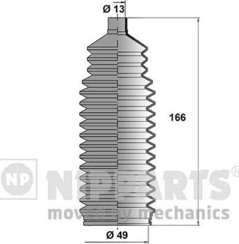 Nipparts J2840900 - Jeu de joints-soufflets, direction cwaw.fr