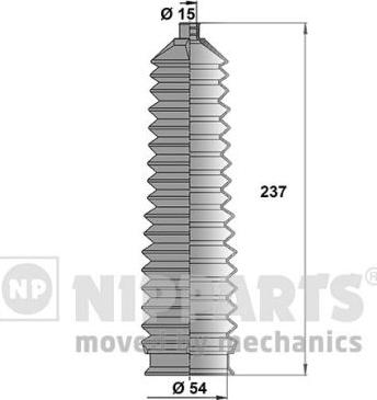 Nipparts J2840304 - Jeu de joints-soufflets, direction cwaw.fr