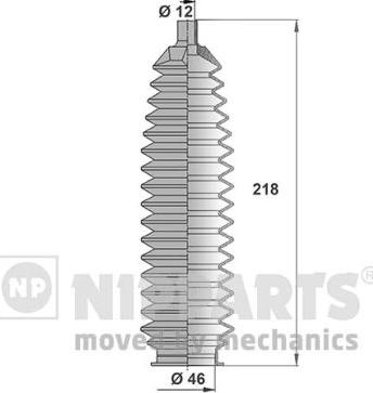 Nipparts J2841016 - Jeu de joints-soufflets, direction cwaw.fr