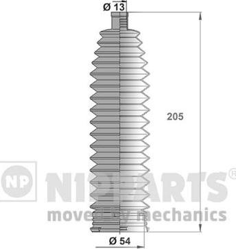 Nipparts J2841017 - Jeu de joints-soufflets, direction cwaw.fr