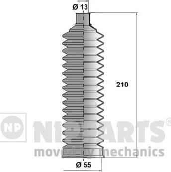 Nipparts J2842003 - Jeu de joints-soufflets, direction cwaw.fr