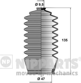 Nipparts J2842002 - Jeu de joints-soufflets, direction cwaw.fr