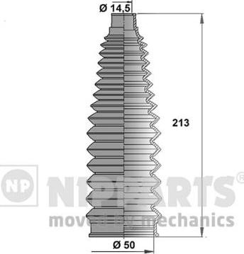 Nipparts J2842021 - Jeu de joints-soufflets, direction cwaw.fr