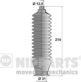 Nipparts J2851003 - Jeu de joints-soufflets, direction cwaw.fr