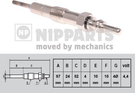 Nipparts N5711035 - Bougie de préchauffage cwaw.fr