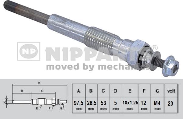 Nipparts N5712030 - Bougie de préchauffage cwaw.fr