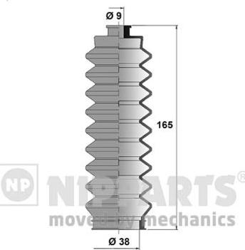 Nipparts N2844015 - Jeu de joints-soufflets, direction cwaw.fr