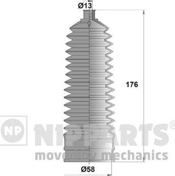 Nipparts N2844028 - Jeu de joints-soufflets, direction cwaw.fr