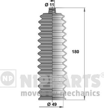 Nipparts N2846016 - Jeu de joints-soufflets, direction cwaw.fr