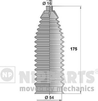 Nipparts N2840312 - Jeu de joints-soufflets, direction cwaw.fr