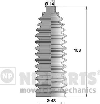 Nipparts N2841031 - Jeu de joints-soufflets, direction cwaw.fr