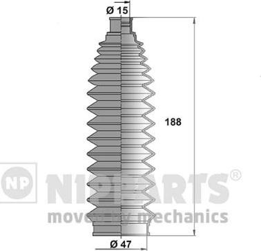 Nipparts N2841032 - Jeu de joints-soufflets, direction cwaw.fr