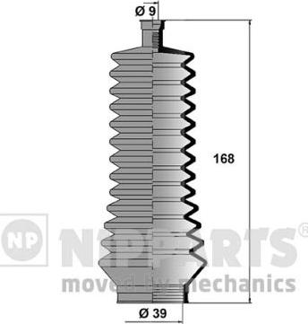 Nipparts N2841022 - Jeu de joints-soufflets, direction cwaw.fr