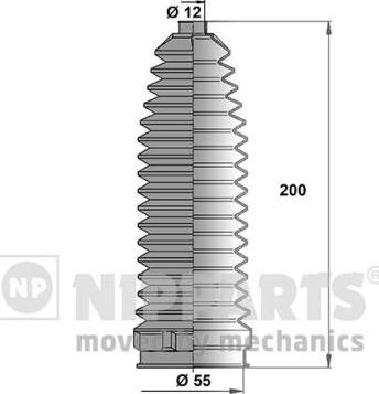 Nipparts N2843019 - Jeu de joints-soufflets, direction cwaw.fr