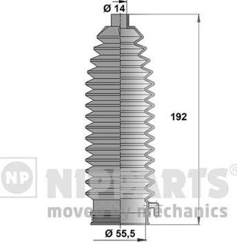 Nipparts N2843017 - Jeu de joints-soufflets, direction cwaw.fr