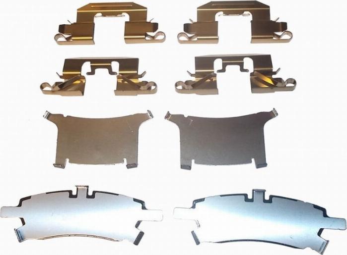 NISSAN 410800V726 - Kit d'accessoires, plaquette de frein à disque cwaw.fr