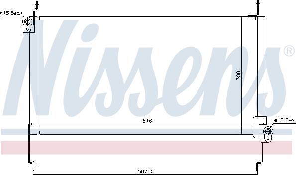 Nissens 94531 - Condensateur, climatisation cwaw.fr