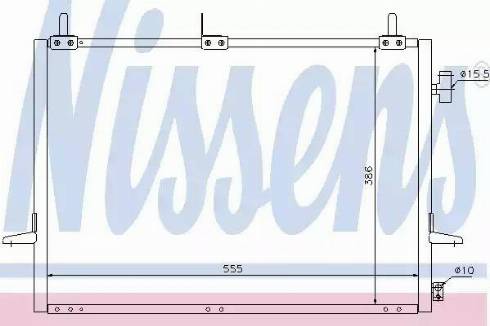 Nissens 94271 - Condensateur, climatisation cwaw.fr