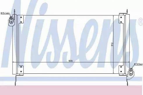 Nissens 94753 - Condensateur, climatisation cwaw.fr